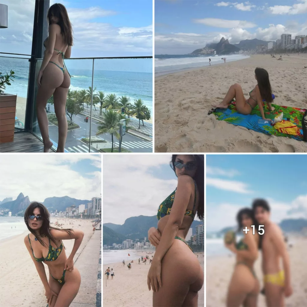 Emily Ratajkowski: Sizzling in a Body-Hugging Bikini Alongside Her Boy Friend?